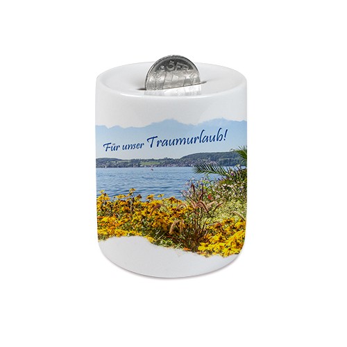 Spardose Upper Class mit Einwurfschlitz