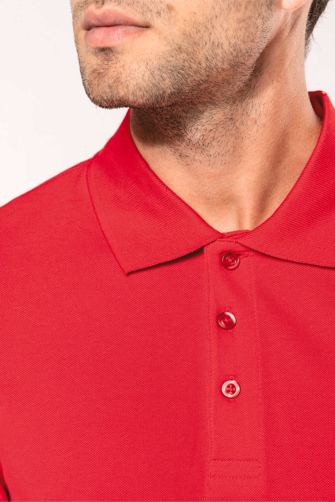 Poloshirt 180 Kurzarm Baumwollpiqué Herren