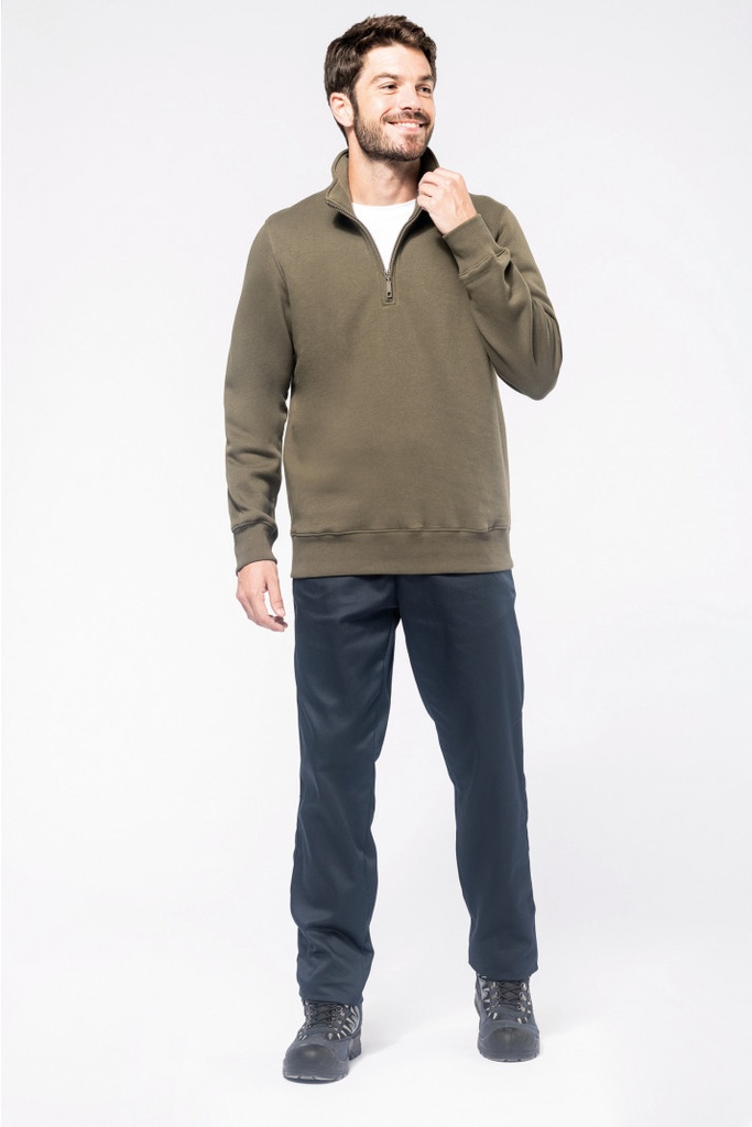 Sweatshirt mit Reißverschlusskragen