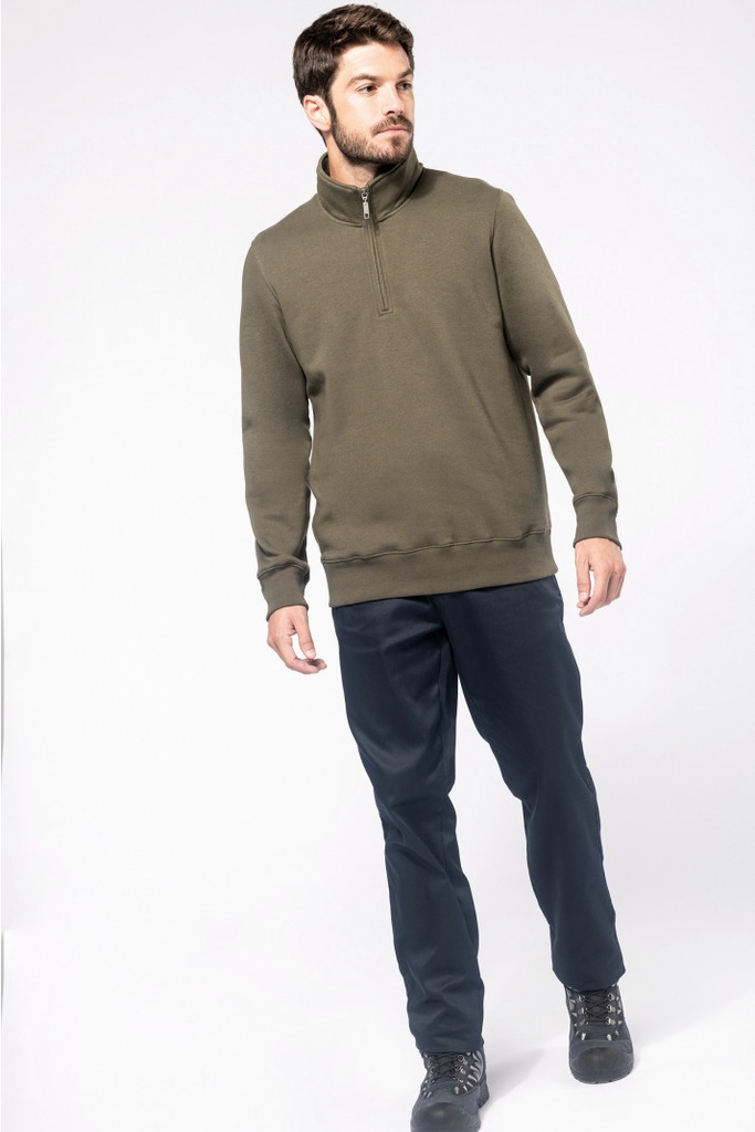 Sweatshirt mit Reißverschlusskragen