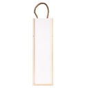 Weinkiste aus naturfarbenem Kieferholz