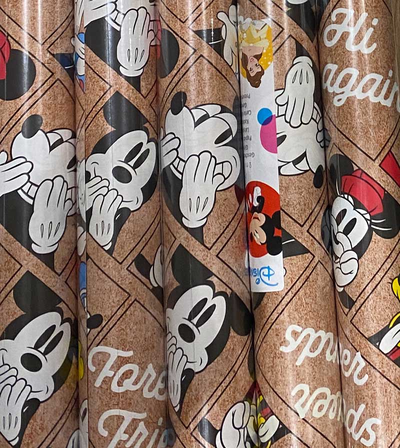 [ls-pa-micky-ko] Geschenkpapier Rolle Micky Maus