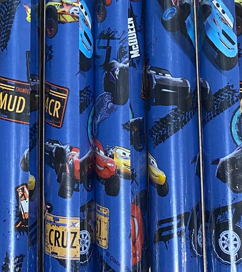Geschenkpapier Rolle Cars