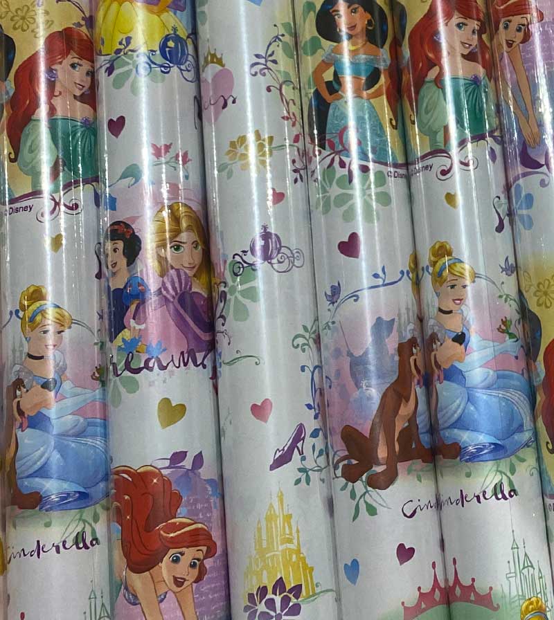 [ls-pa-disney-girls] Geschenkpapier Rolle Disney Girls