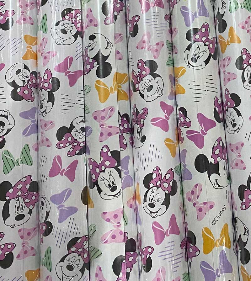 [ls-pa-minnie-mouse] Geschenkpapier Rolle Disney Minnie Maus