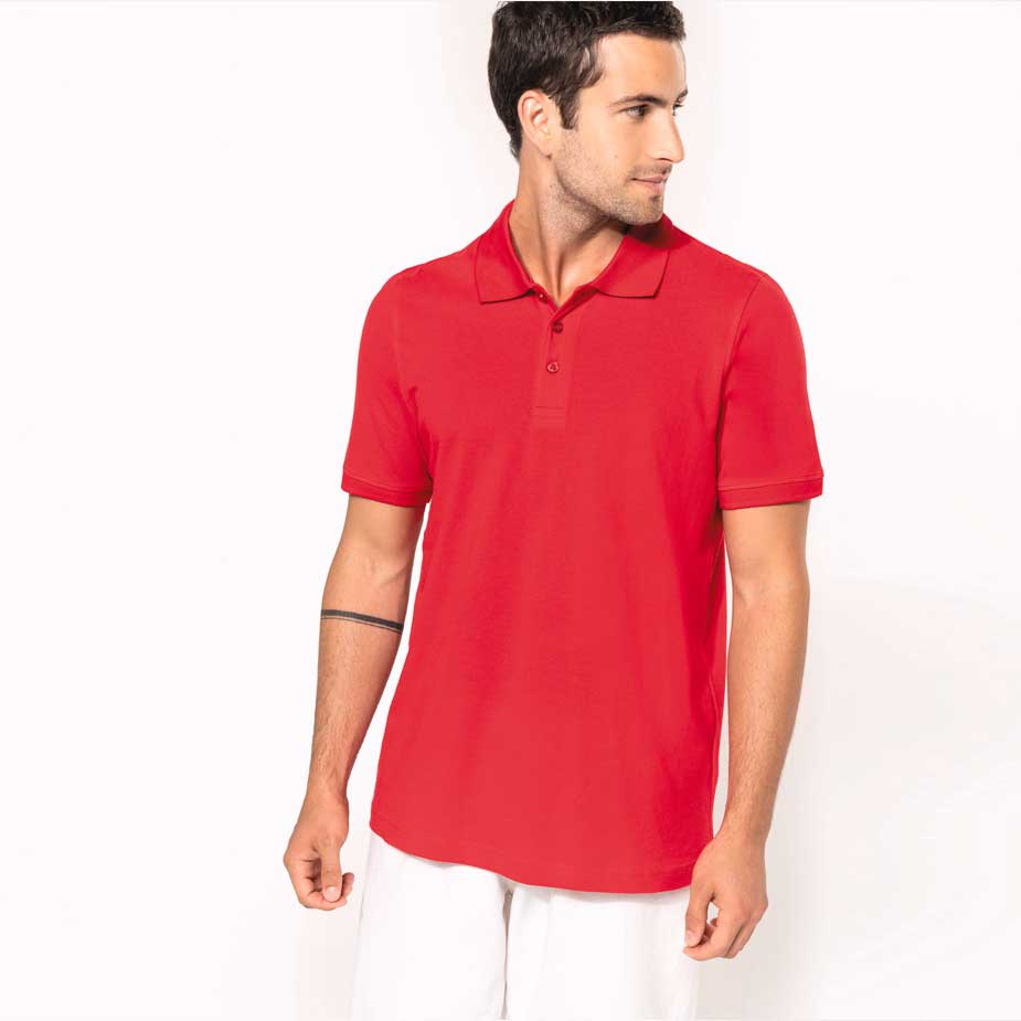 Poloshirt 180 Kurzarm Baumwollpiqué Herren (S, White, ohne Druck)