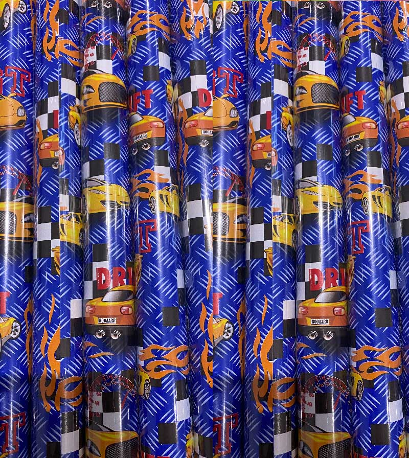 [ls-pa-Auto] Geschenkpapier Auto