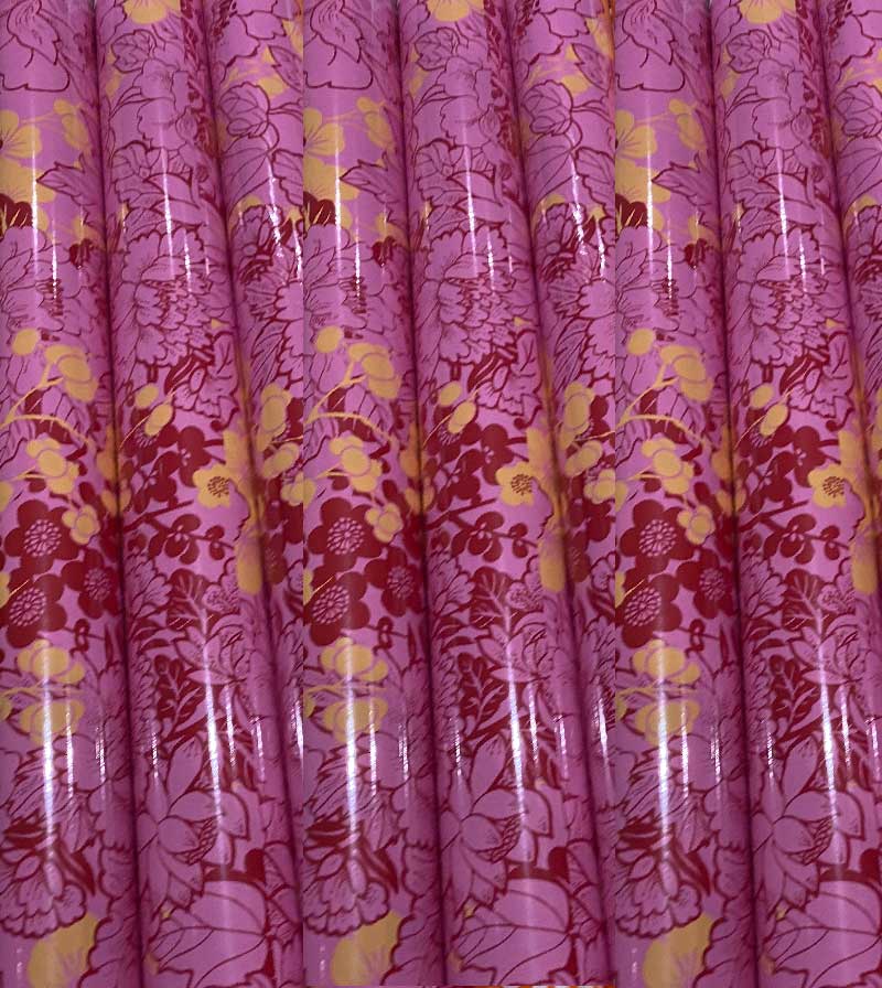 Geschenkpapier Rosa Blumen