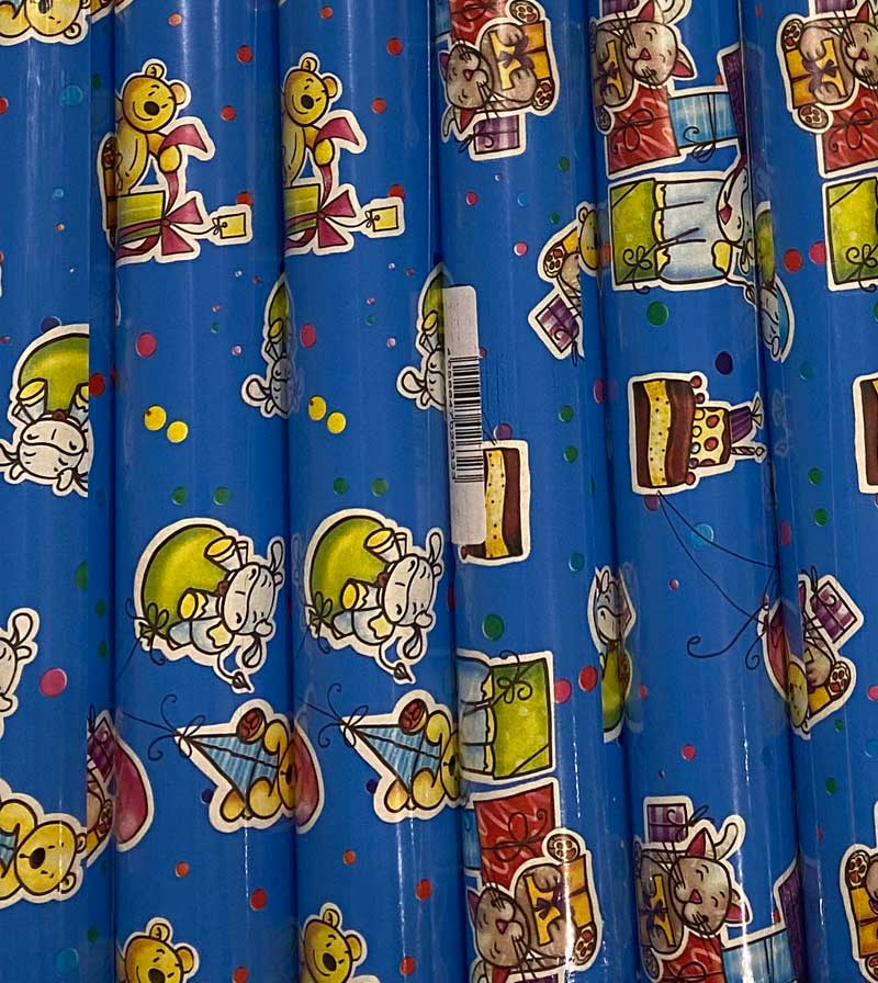 [ls-pa-party] Geschenkpapier Rolle Kinderparty