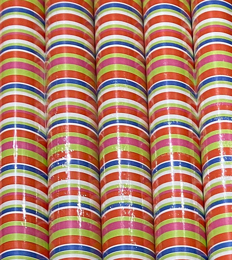 Geschenkpapier gestreift 2