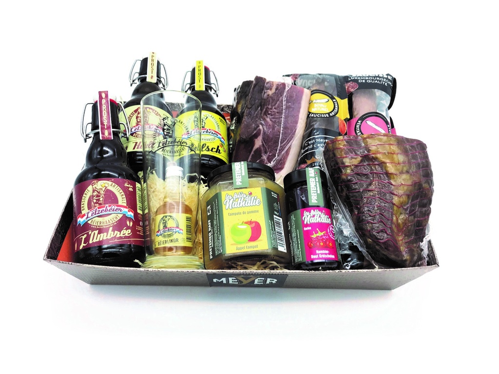 [ls-pan-meyer-03] Geschenkkorb Meyer "ARTISANALE"