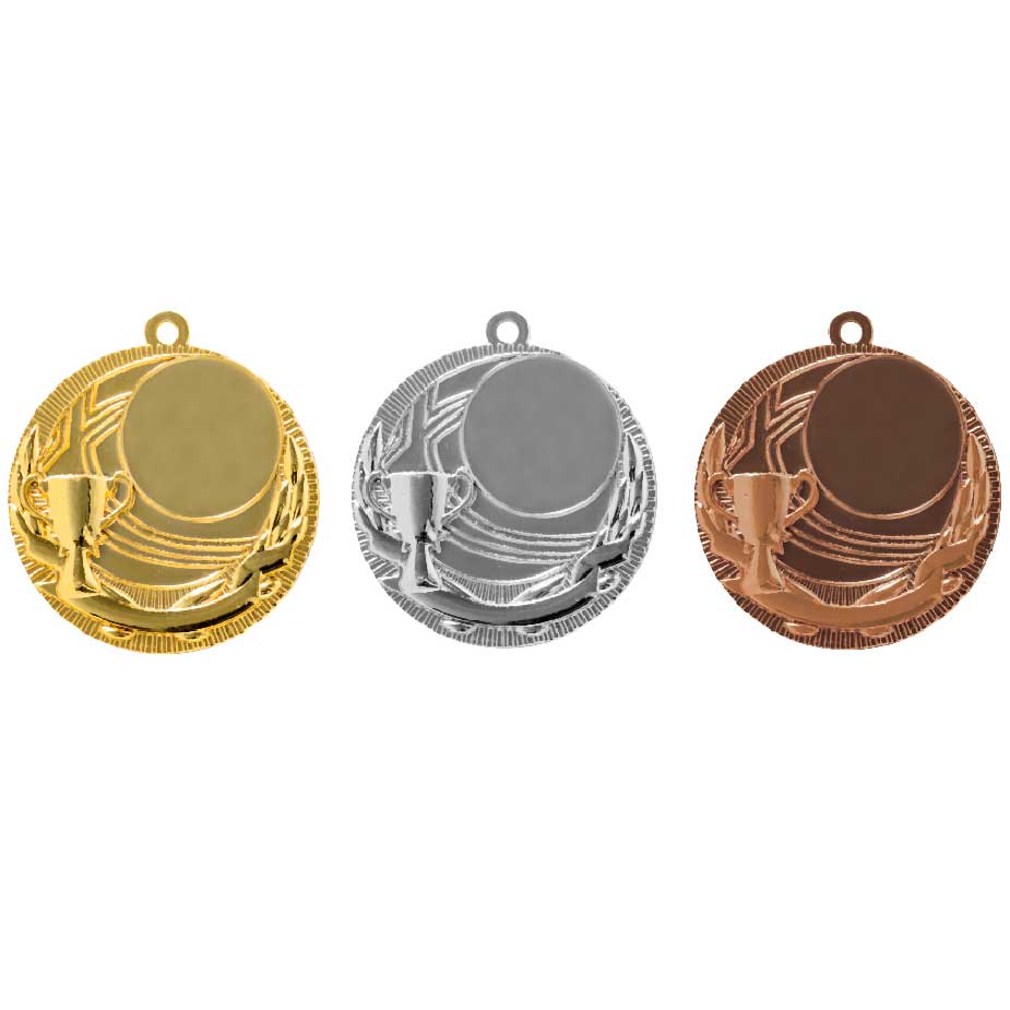 Medaille 9217 Zamak Ø50mm Ø46mm (Zamak Gold)