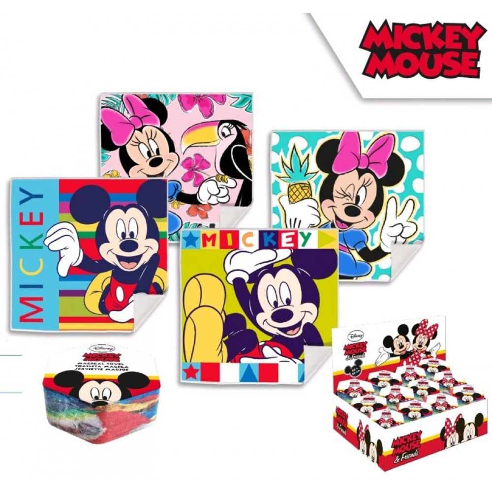 [ls-EWA21059WD] Disney Minnie , Mickey Magisches Handtuch