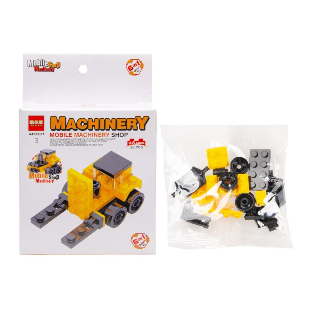 Bausatz Bausteine Baumaschine