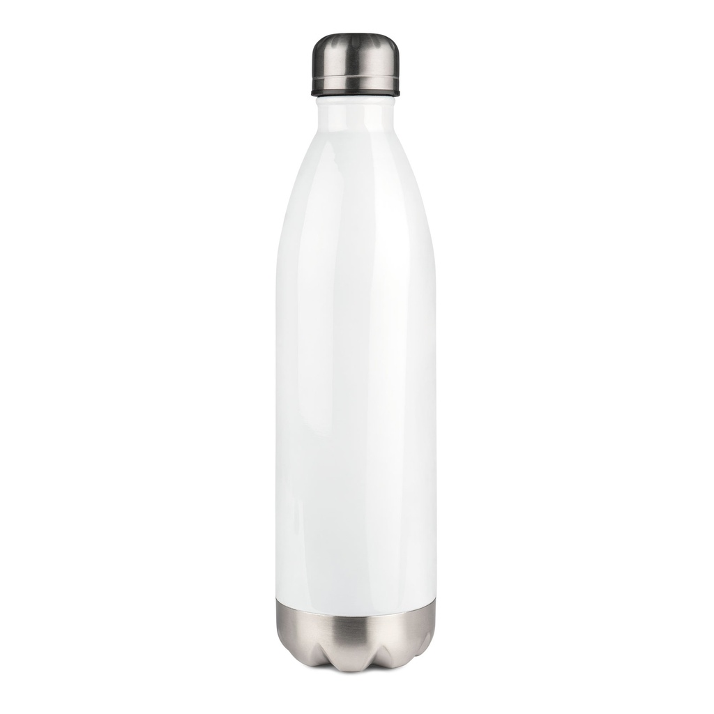 [ls-TMFK-750-WS] Edelstahl-Thermoflasche 750 ml Sockel silber