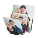 Alu-Fototafel weiß-glänzend, 150 x 150 x 1,15 mm