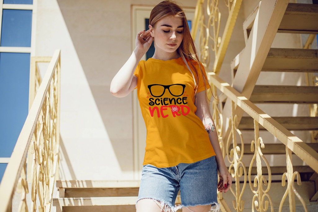 Science Nerd (3/4, White)