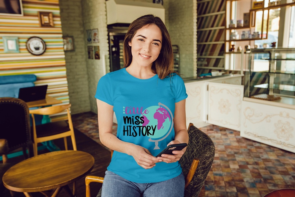 little miss History (3/4, White)