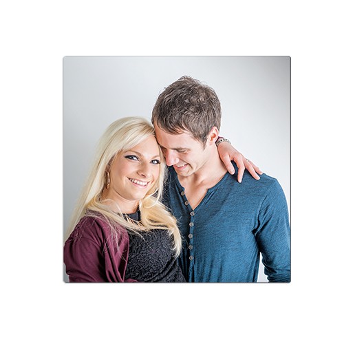 [ls-alu-04-UNI-3020] Alu-Fototafel weiß-glänzend, 300 x 300 x 1,15 mm