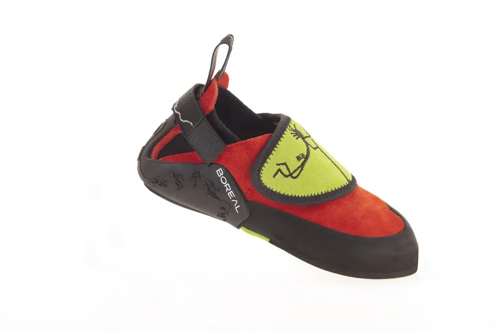 Ninja Junior - red/green, kid's climbing shoes (27-28)