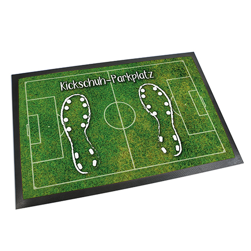 [ls-fm-DMN-5-35] Fußmatte weiß mit Gummirand, rutschfest