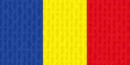 Halsband 22 mm blau-gelb-rot mit Karabinerhaken