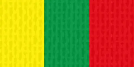 [687] Halsband 22 mm gelb-grün-rot mit Karabinerhaken