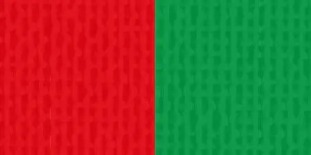 [707] Halsband 22 mm rot-grün mit Karabinerhaken