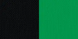 [551] Halsband 22 mm schwarz-grün mit Karabinerhaken