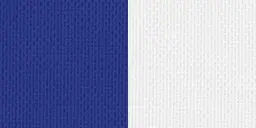 [ls-543] Halsband 22 mm blau-weiß mit Karabinerhaken