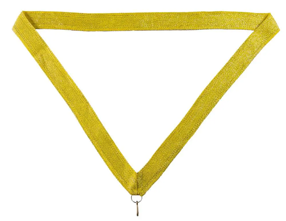 Halsband 22mm gold mit Karabinerhaken