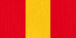 [ls-630] Halsband 22mm rot-gelb-rot mit Karabinerhaken