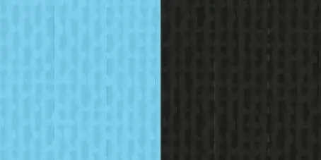 Halsband 22 mm himmelblau-schwarz mit Karabinerhaken