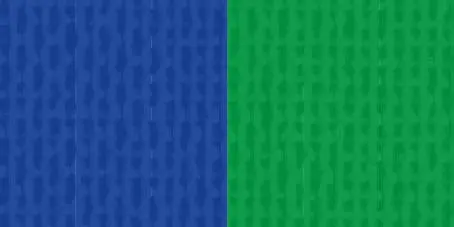 Halsband 22 mm blau-grün mit Karabinerhaken