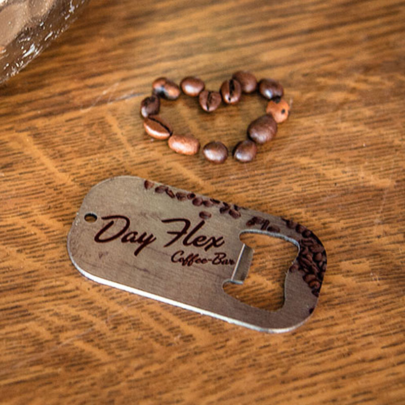 Edelstahl-Flaschenöffner klein