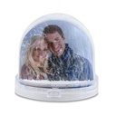 Fotokugel für 2 Fotos, Schnee