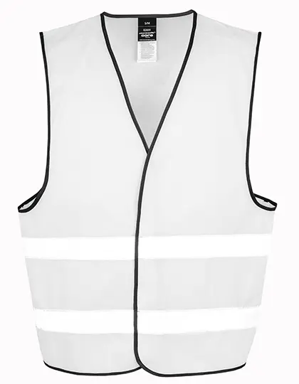 Enhanced Visibility Vest (XS, ohne Druck, White)