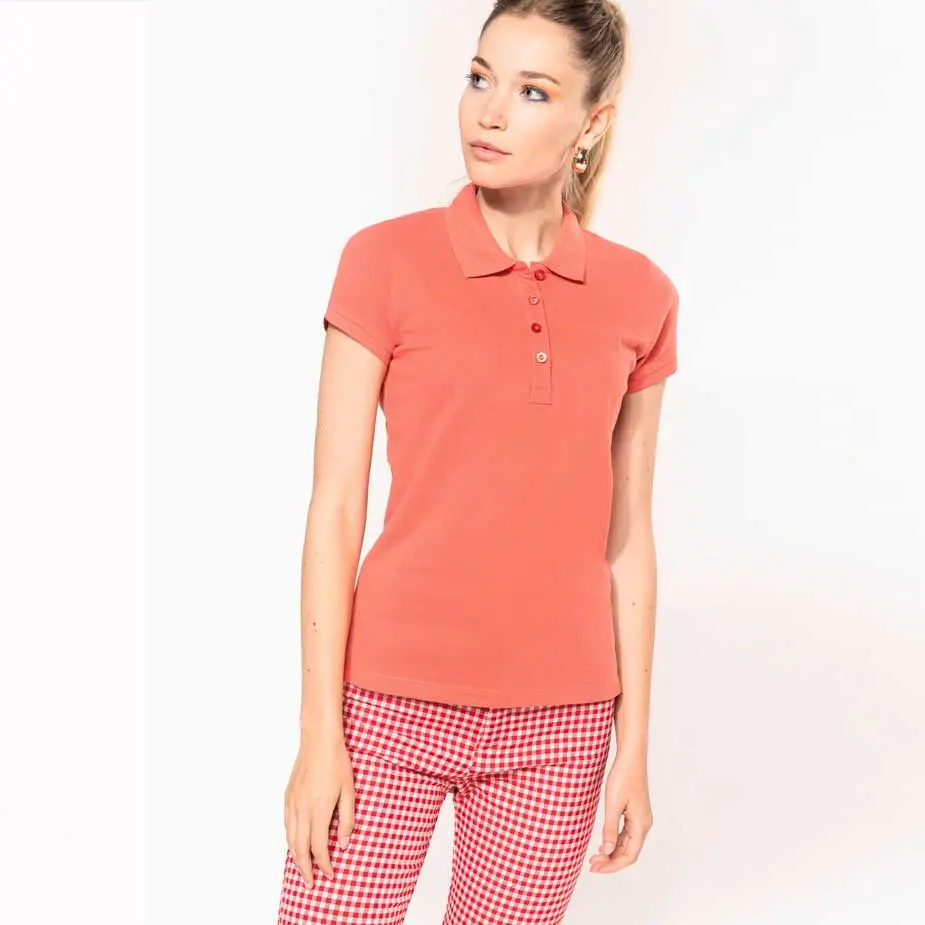 Poloshirt 180 Kurzarm Baumwollpiqué Damen (Promo)