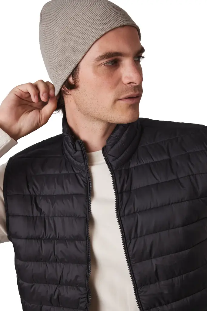 Beanie Strickmütze (White, ohne Druck)