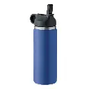 Doppelwandige Flasche aus recyceltem Edelstahl