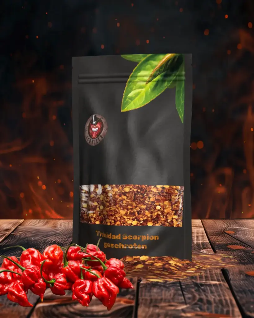 [3020] Trinidad Scorpion | geschroten | 2-5 mm | rot | 650.000-700.000 Scoville