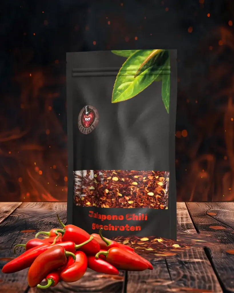 Jalapeno Chili | geschroten | 1-3 mm | rot | Scoville: 15.000-30.000 Scoville