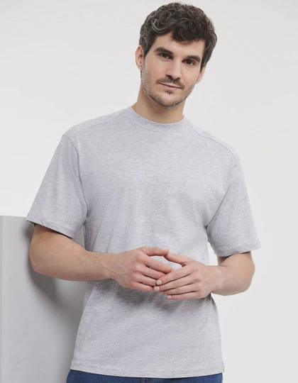 T-shirt Heavy Duty Russell (XS, White, ohne Druck)