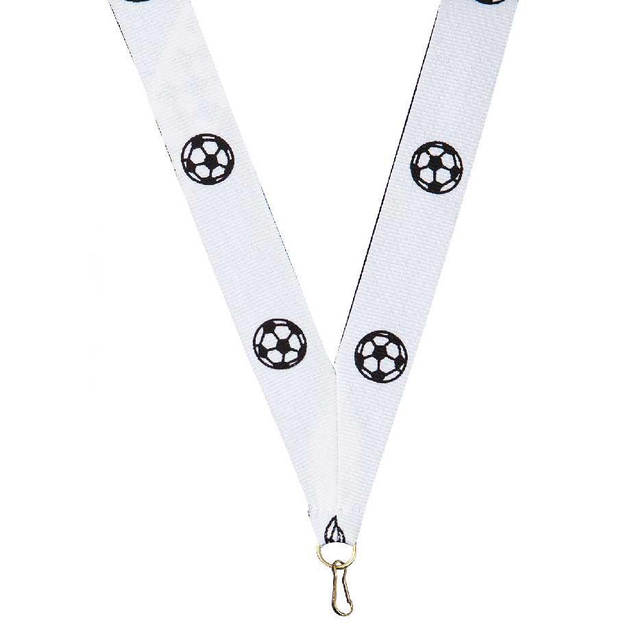 [ls-588-football] Halsband 22mm Fußball mit Haken