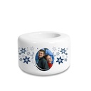 Keramik Kerzen - Teelichthalter, Farbe Cremeweiß