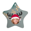 Kunststoff Ornamente zum Aufhängen Stern
