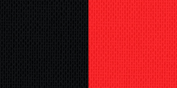 [ls-550] Halsband 22mm schwarz-rot mit Haken