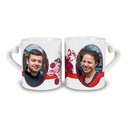 Partnertasse mit Herzhenkel