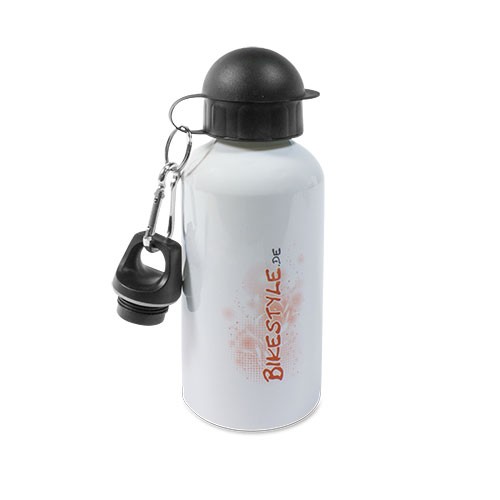 [ls-WBO-500-W] Aluminium-Trinkflasche 500 ml weiß