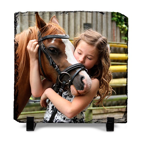 Schiefertafel in Quadratform 15x15